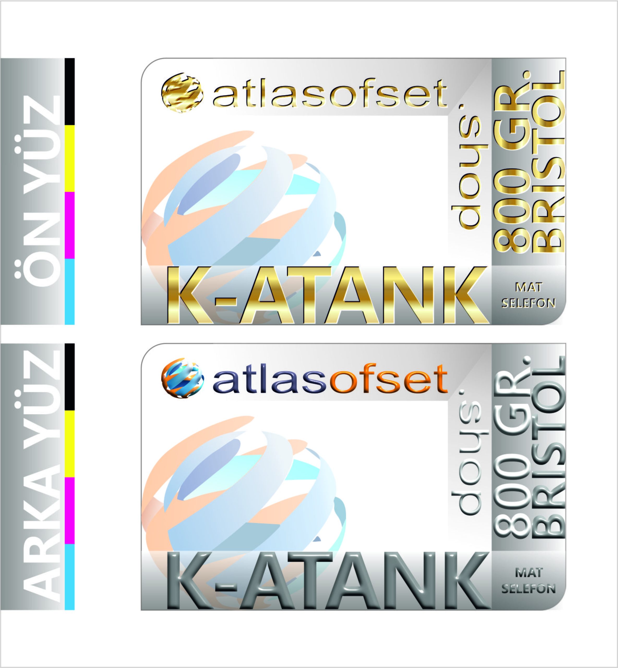 Atlas - A-TANK 700x800 px Kartvizit VIP / K-ATANK - Görsel 1