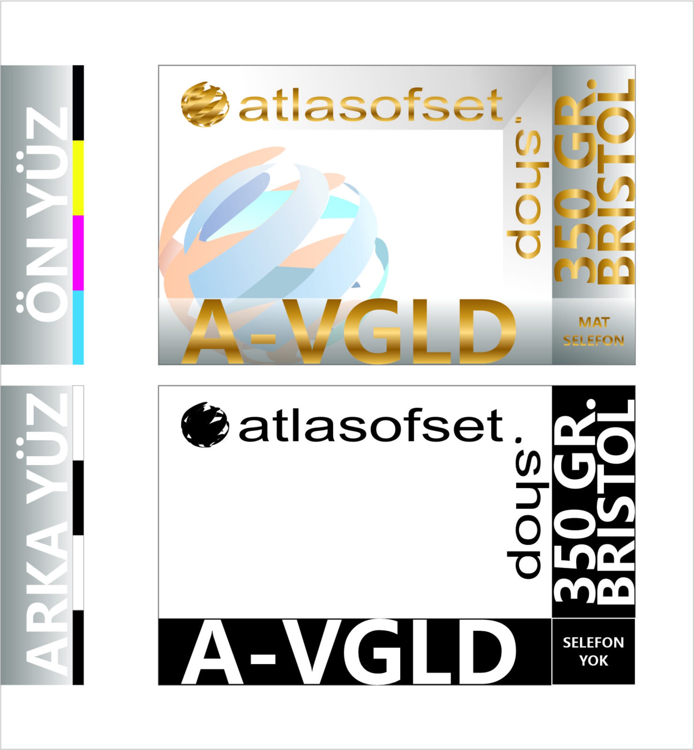 Atlas - AY 700x800 px Kartvizit VIP / A-VGLD - Görsel 1