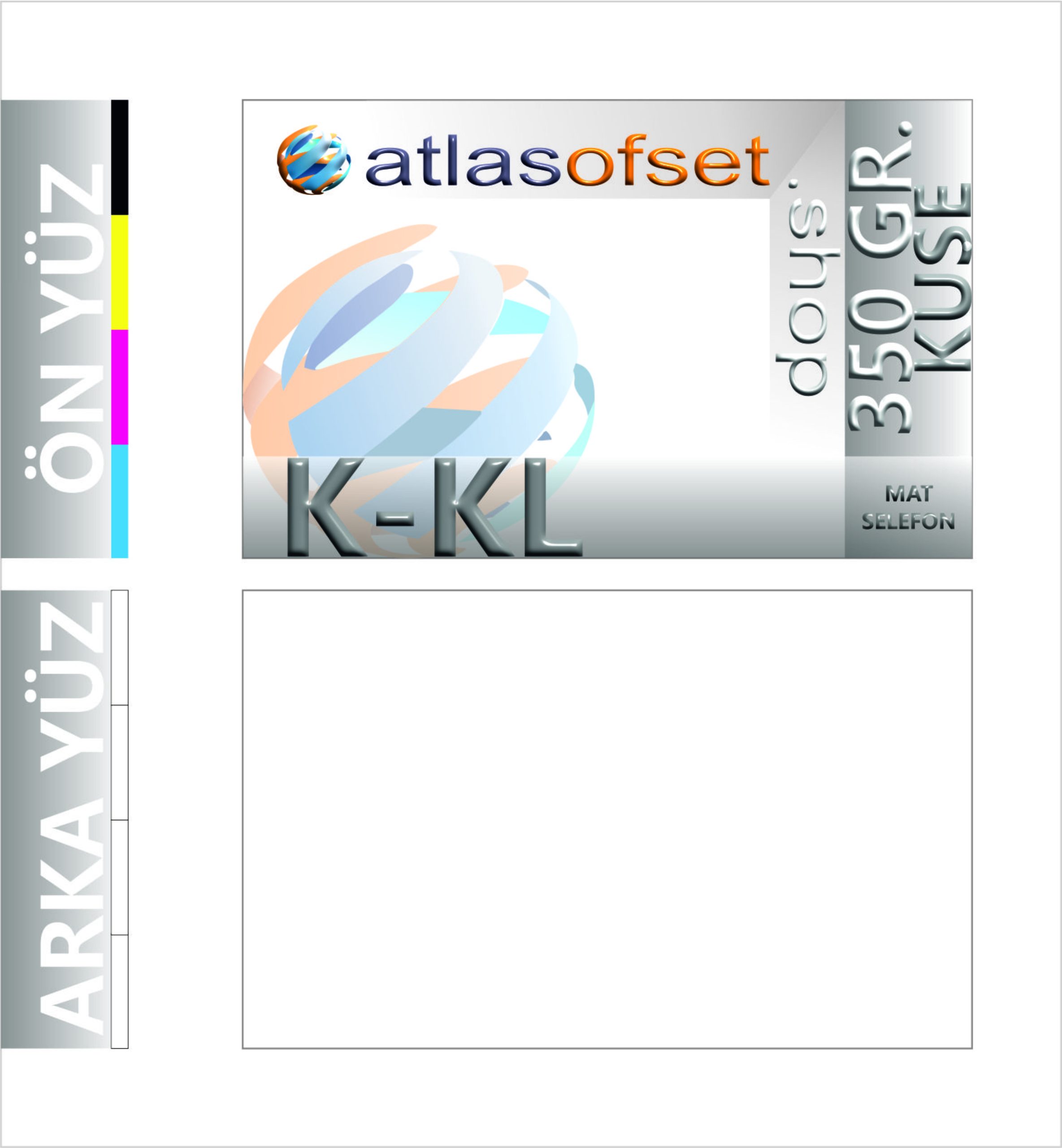 Atlas - KL 700x800 px Kartvizit LAK / K-KL - Görsel 1
