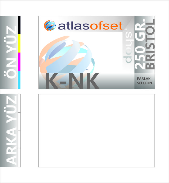 Atlas - NK 700 x 800 px Kartvizit EKO / K-NK - Görsel 1