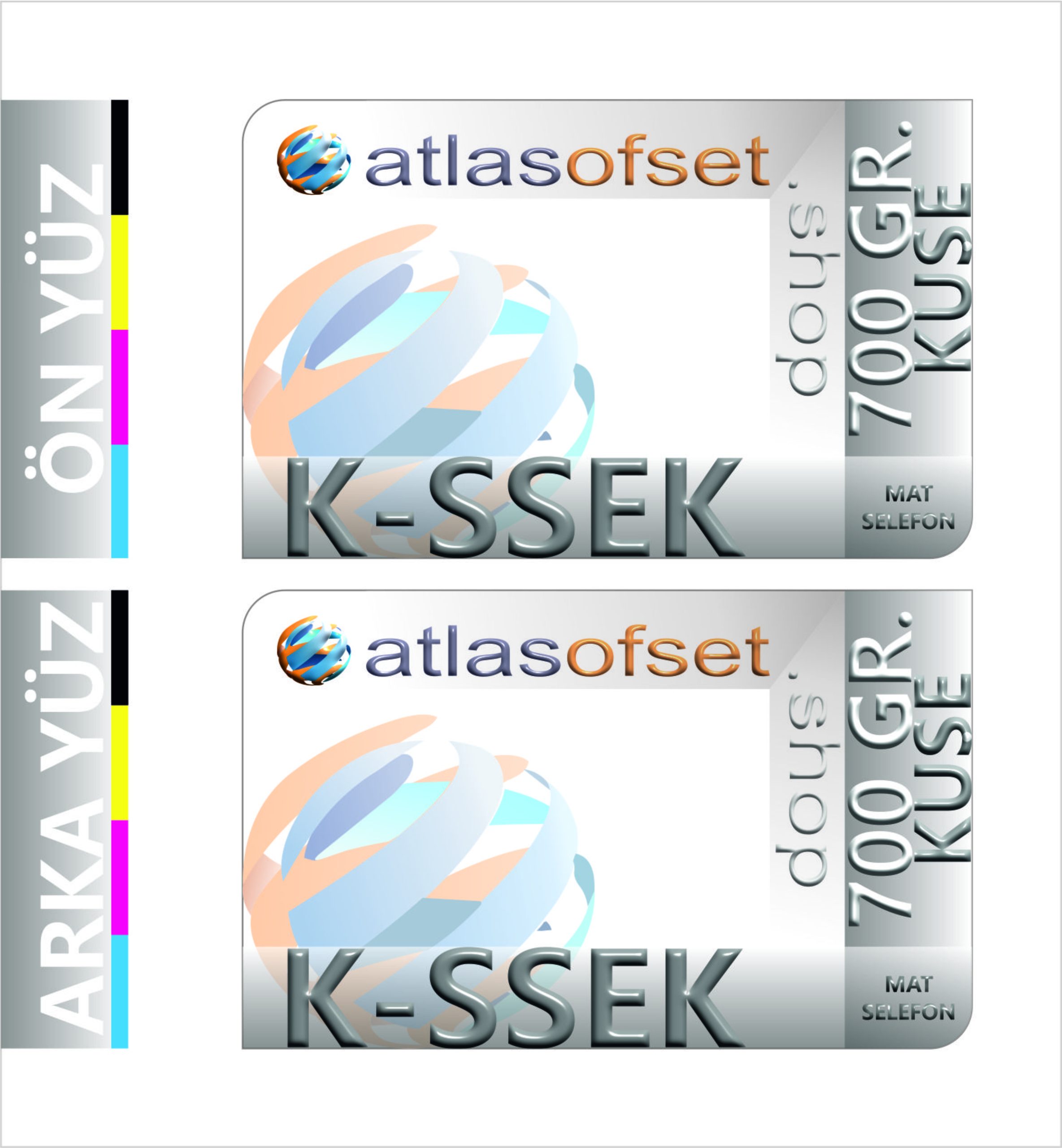 Atlas - S-SEK 700x800 px Kartvizit LAK / K-SSEK - Görsel 1