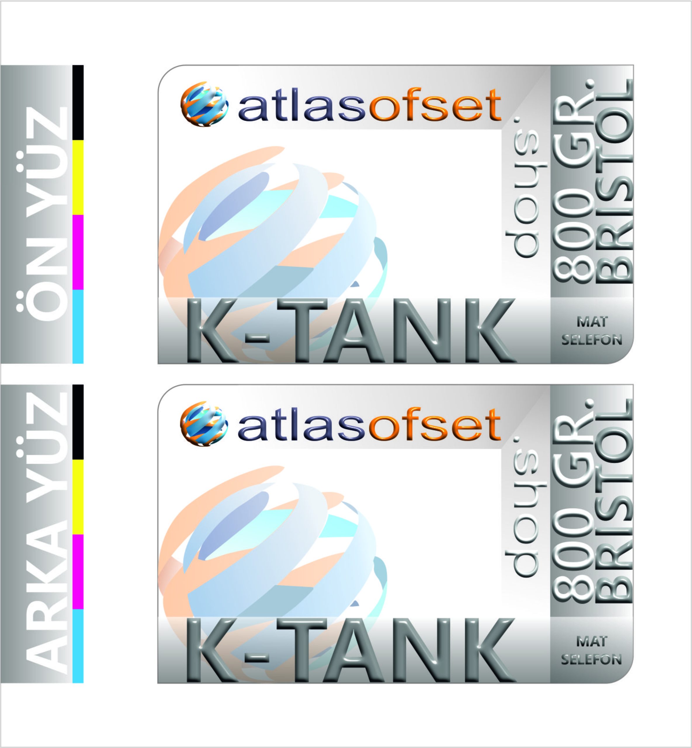 Atlas - TANK 700x800 px Kartvizit LAK / K-TANK - Görsel 1